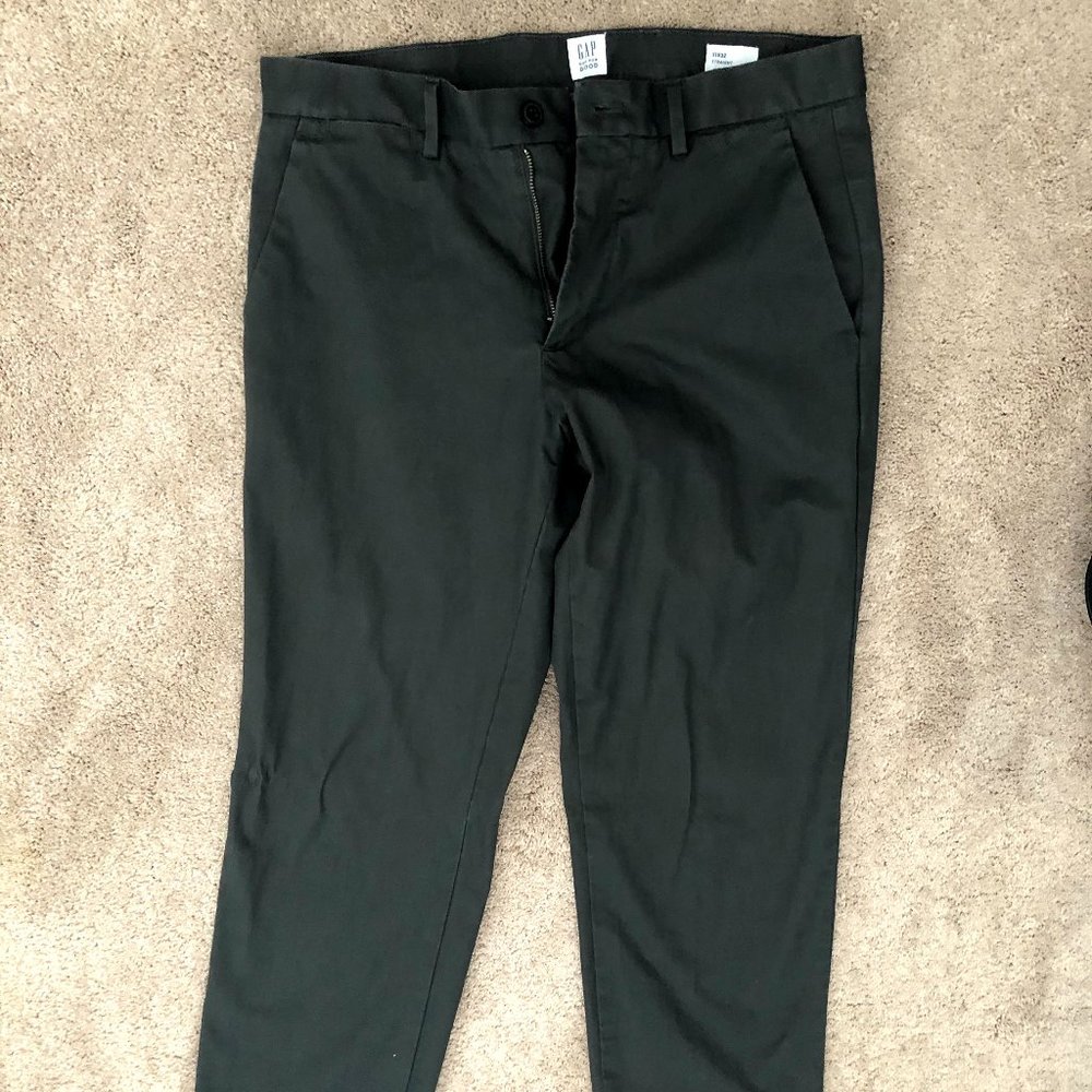 Gap Straight Leg Black Slacks